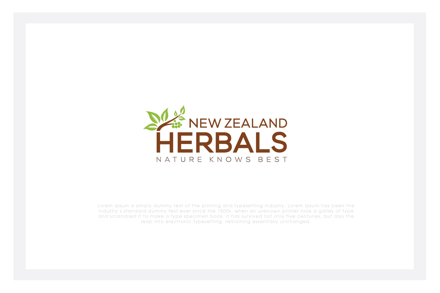 Logo Design by solidinto for New Zealand Herbals  | Design #16703229