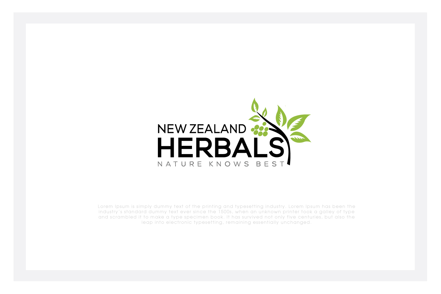 Logo Design by solidinto for New Zealand Herbals  | Design #16703328