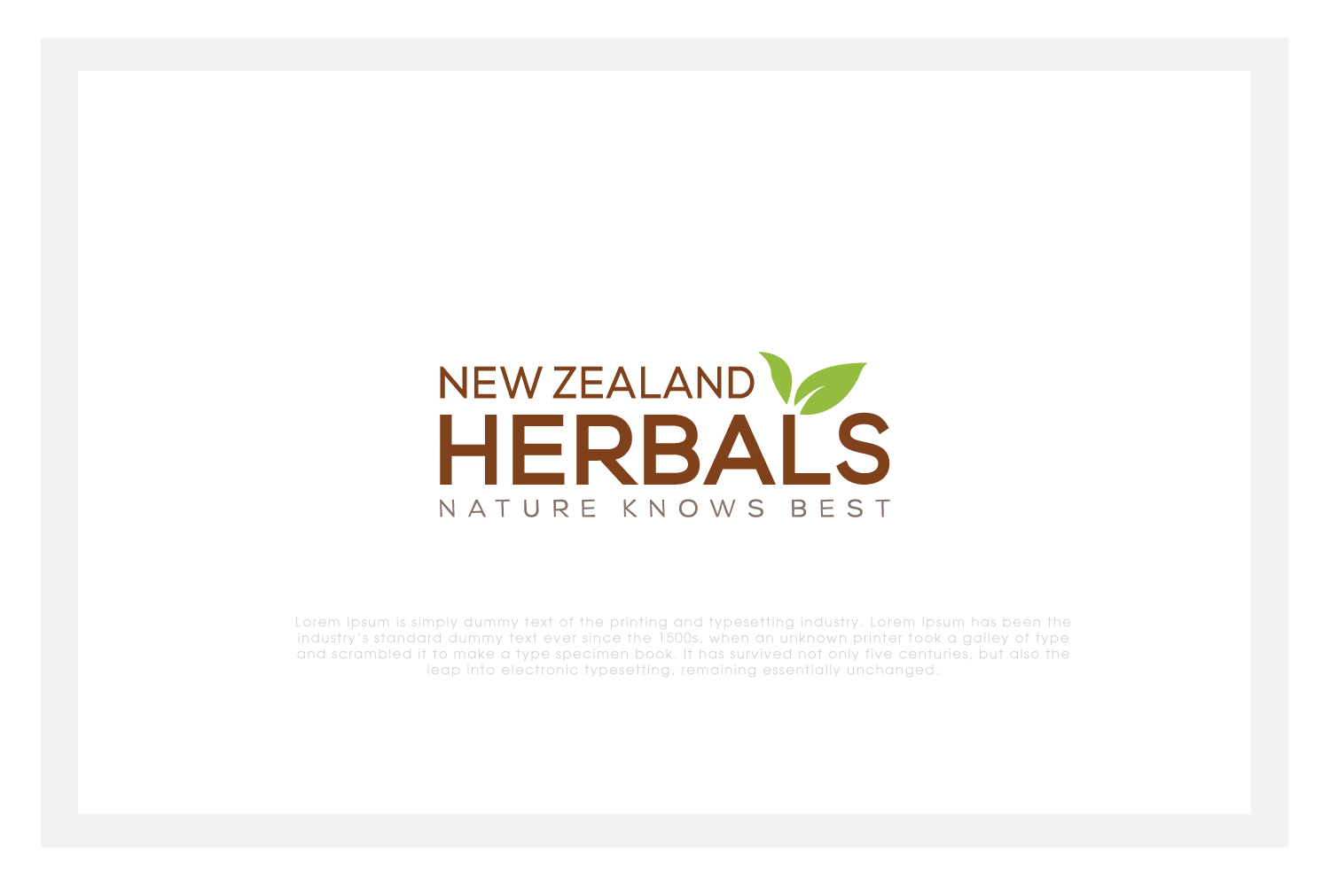 Logo Design by solidinto for New Zealand Herbals  | Design #16703333