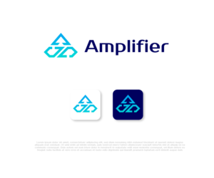 Amplifier (or) amplifier studio (or) no text, just the logo | Logo Design by Ng V Duc