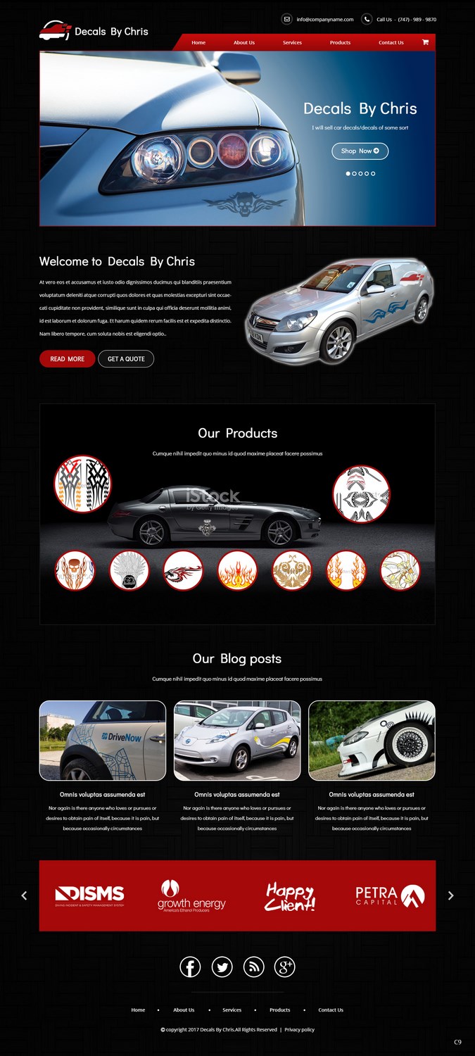 Diseño Wordpress por pb para este proyecto | Diseño #16642339