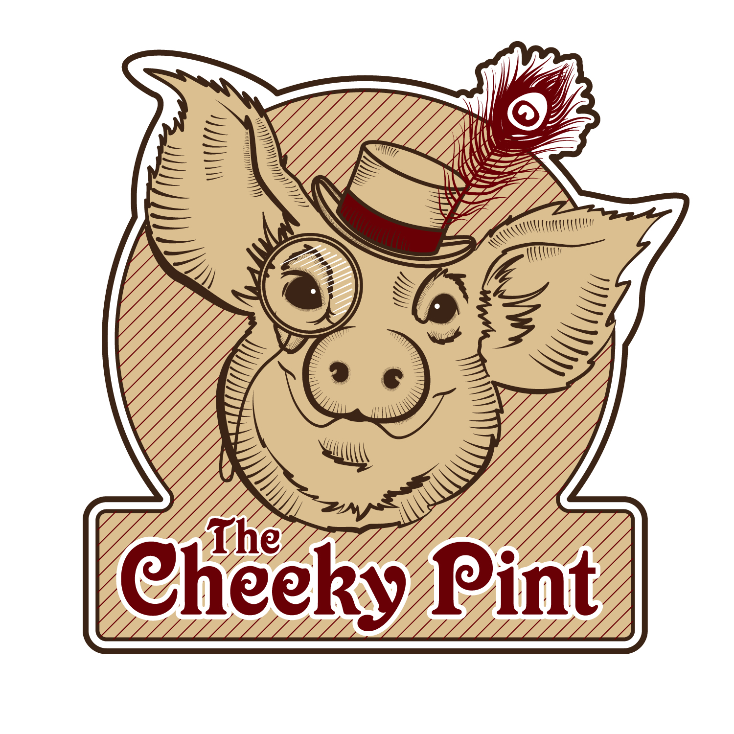 Logo Design by Kings Bishop Design for The Cheeky Pint | Design #16775116
