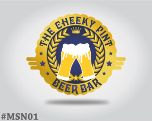 Diseño de Logo por mdnegi para The Cheeky Pint | Diseño #16675393