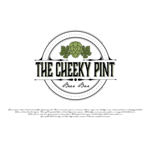 Logo Design by LaLinea for The Cheeky Pint | Design: #16774234