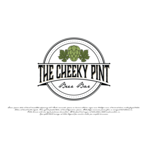 Logo Design by LaLinea for The Cheeky Pint | Design: #16774235