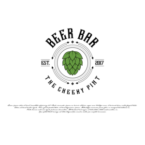 Logo Design by LaLinea for The Cheeky Pint | Design: #16774237