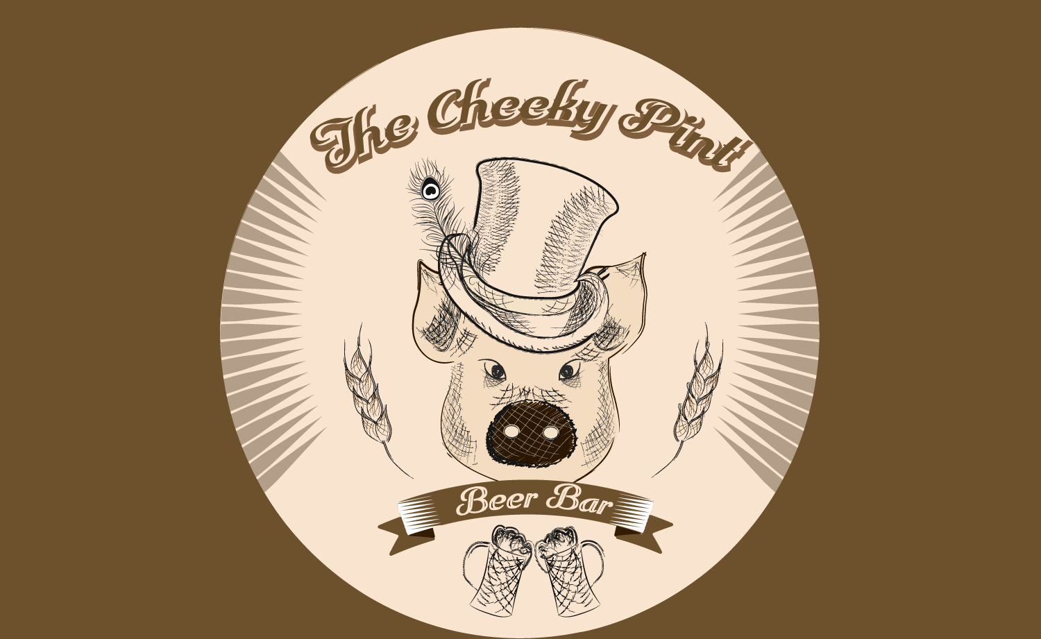 Logo Design by rimakhachatryan for The Cheeky Pint | Design #16731233