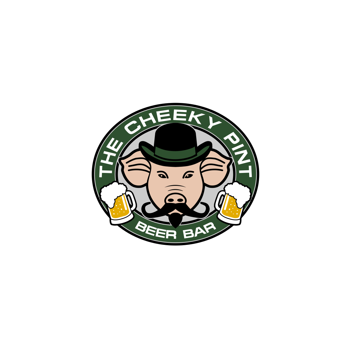 Logo Design by DesignMonkeyBH for The Cheeky Pint | Design #16647616