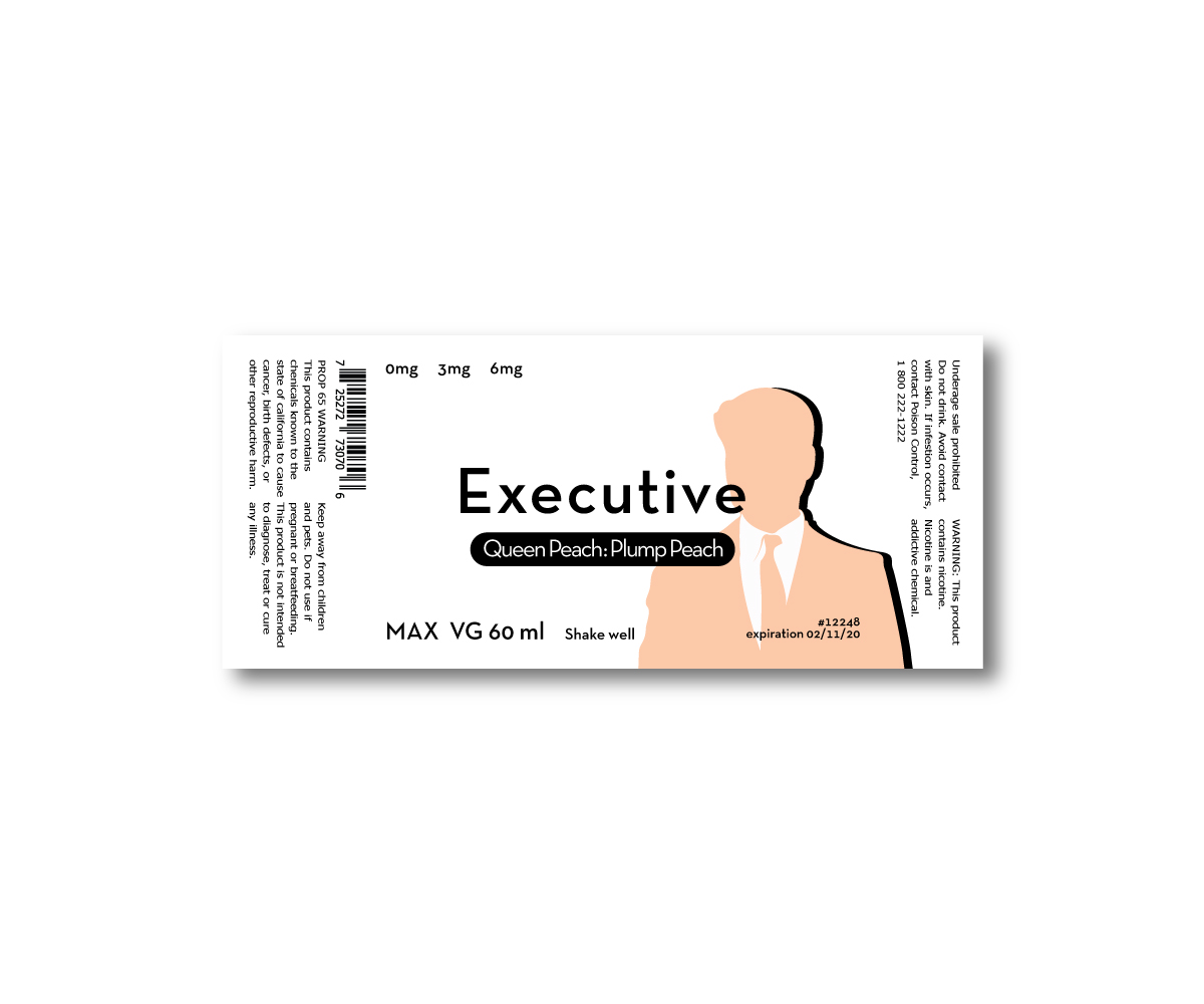 Label Design by billymalenfant for Executive | Design #16844716