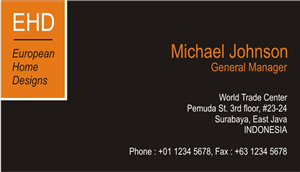 Business Card Design by Yusak Lesmana