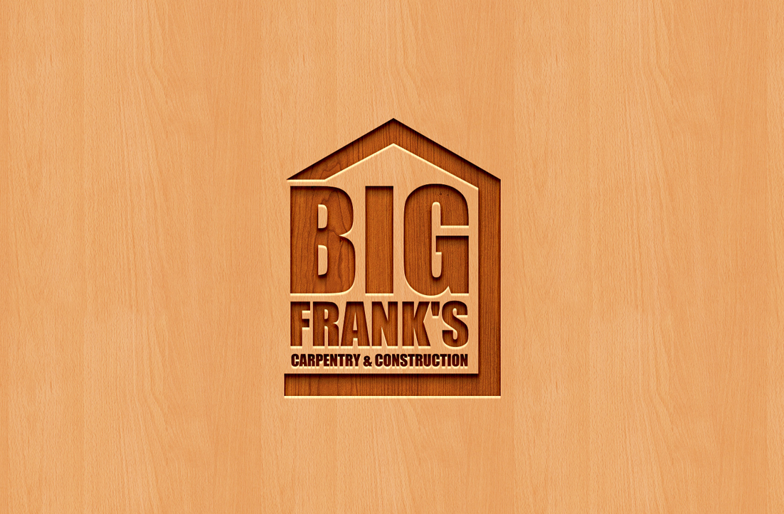 Diseño de Logo por GLDesigns para Big Frank’s Carpentry & Construction | Diseño #16645692