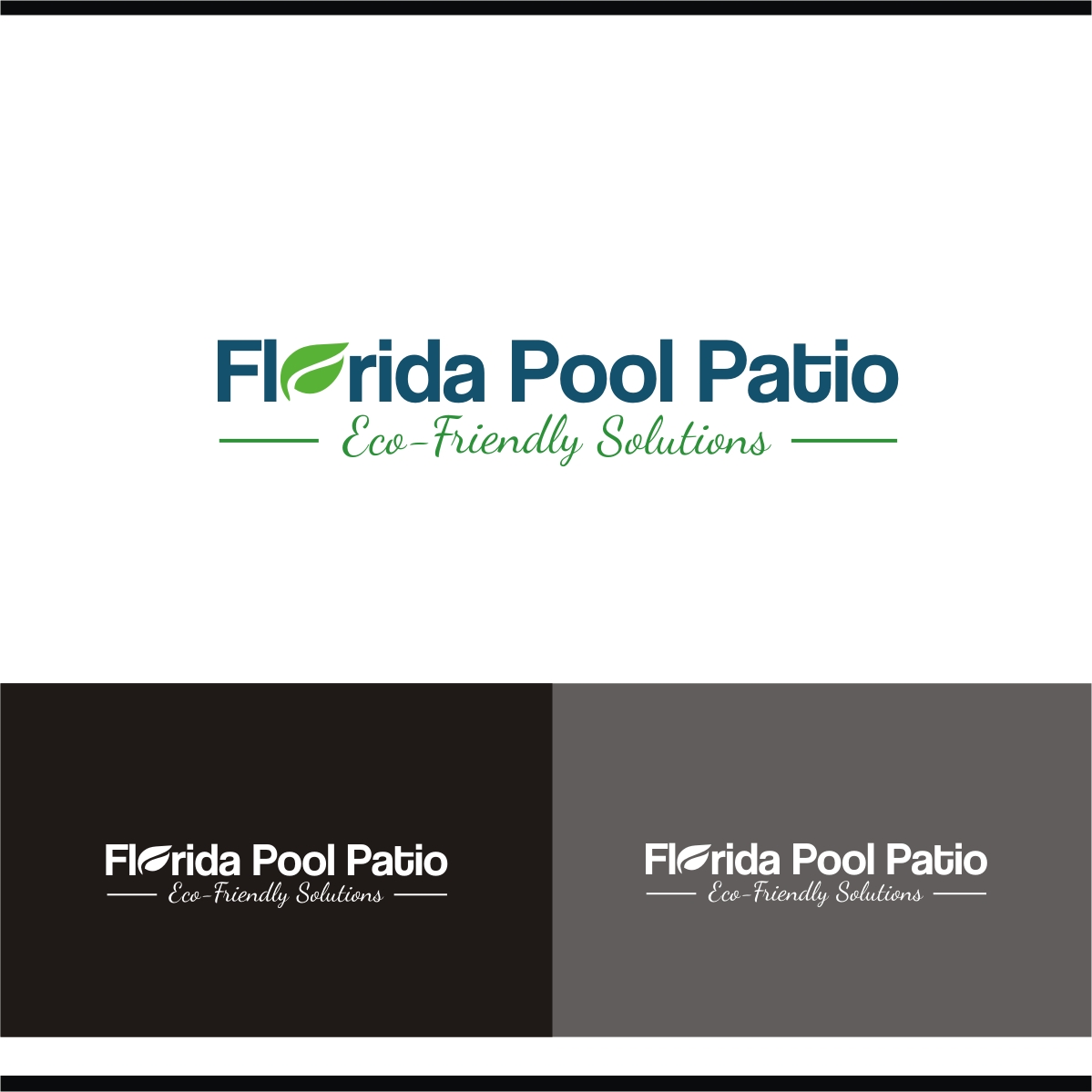 Logo Design by e-graphics for Florida pool patio  | Design #17089612