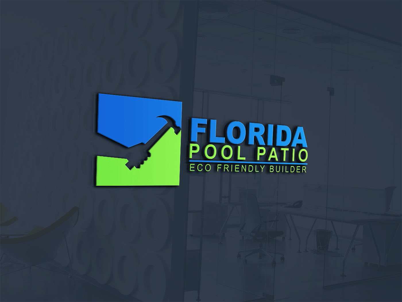Logo Design by Alhamduliallah for Florida pool patio  | Design #17103603