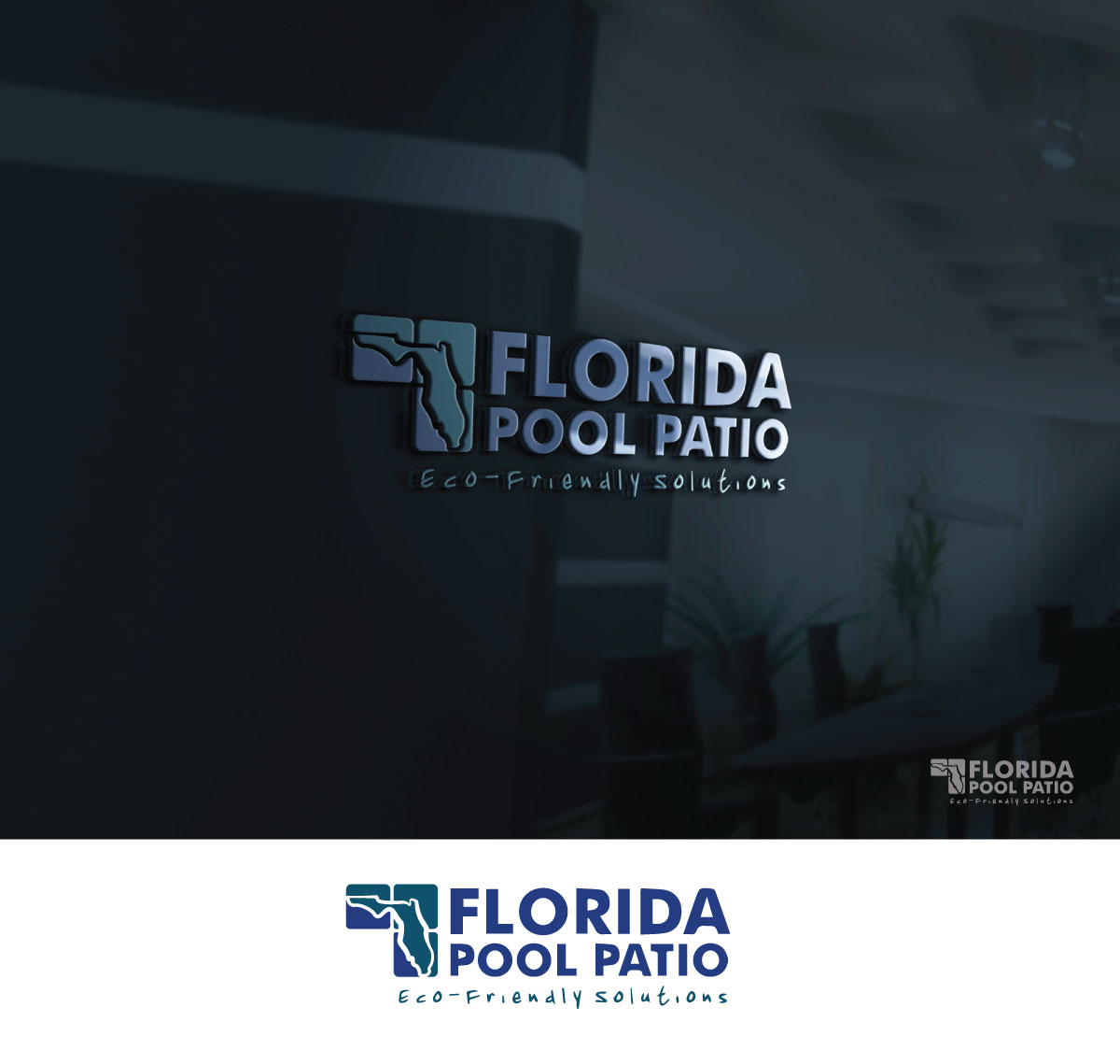 Logo Design by B.R. for Florida pool patio  | Design #17220558