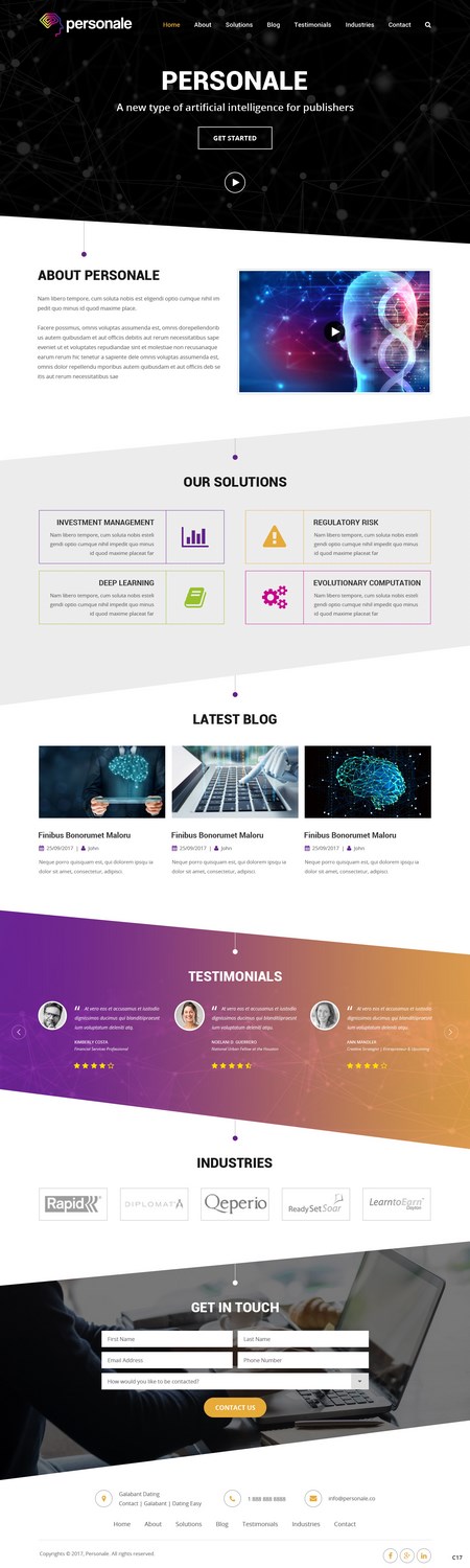 Web Design by pb for this project | Design #16652460