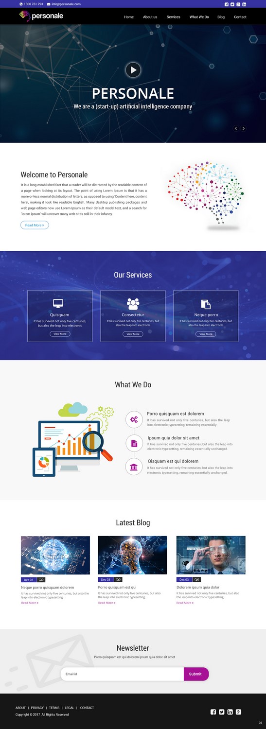 Web Design by pb for this project | Design #16652666