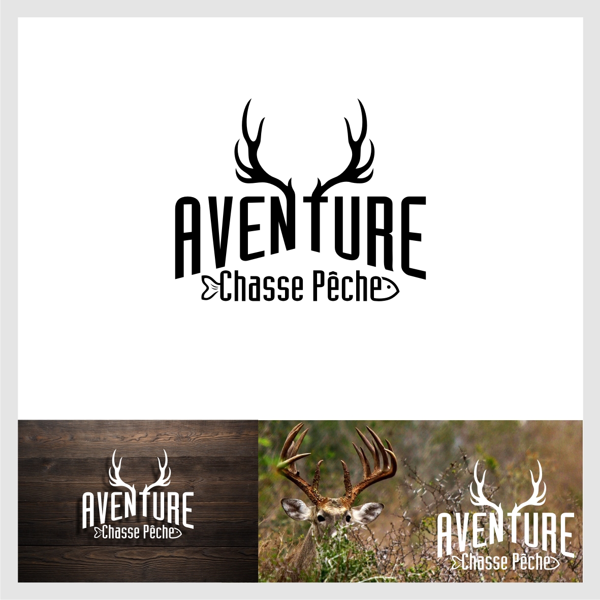 Diseño de Logo por momo57 para Aventure Chasse & Pêche | Diseño #16775343