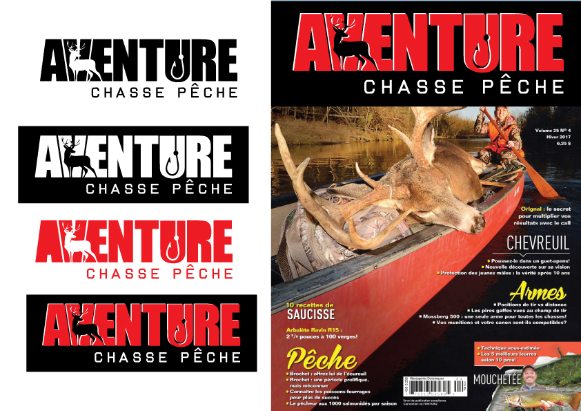 Logo Design by nitovi11 for Aventure Chasse & Pêche | Design #16741995