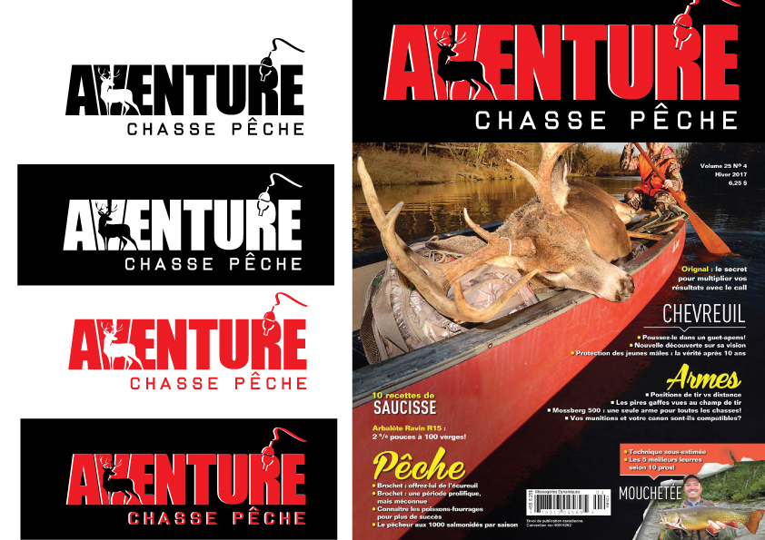 Logo Design by nitovi11 for Aventure Chasse & Pêche | Design #16742048