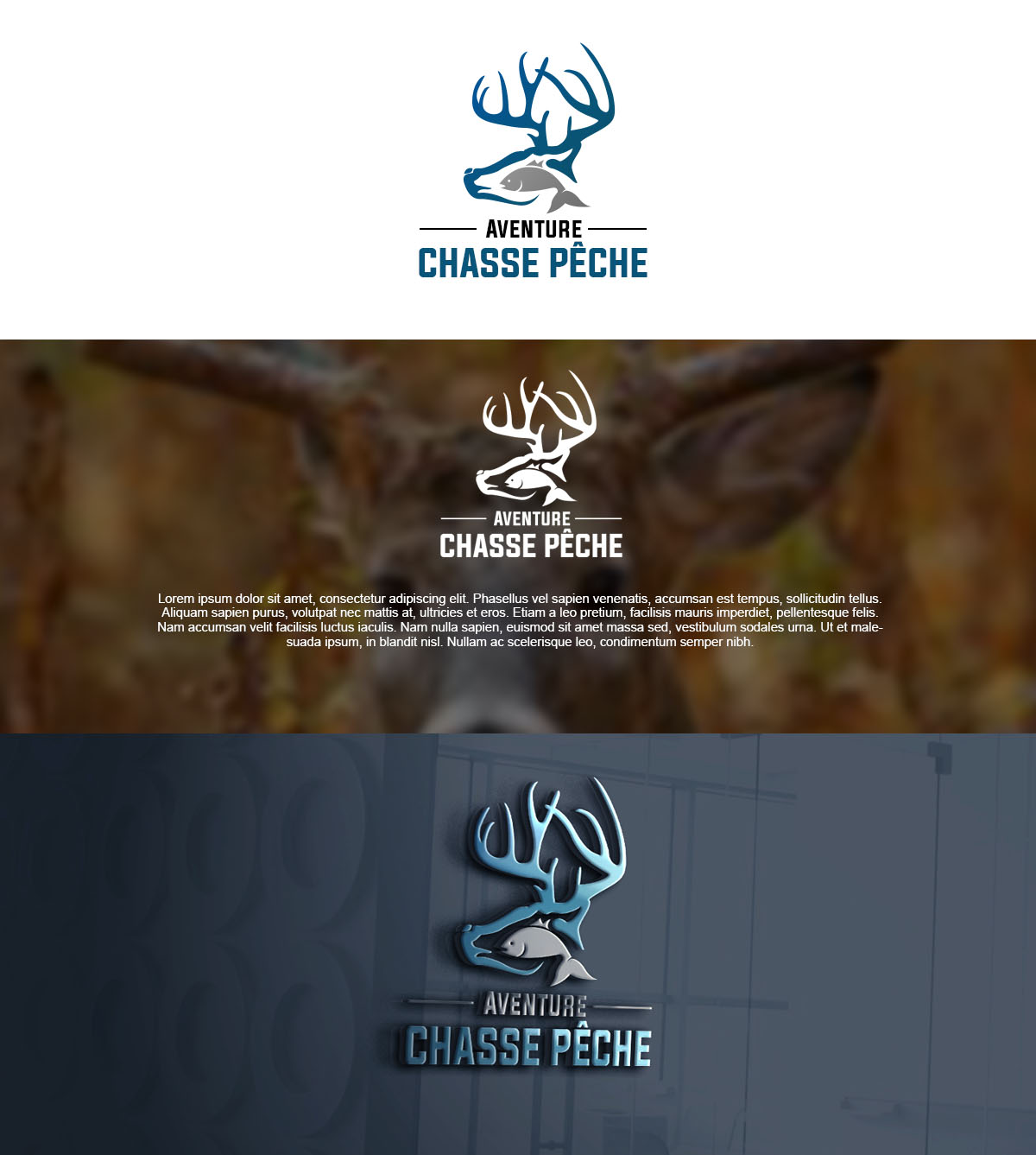 Diseño de Logo por pixelgrapix para Aventure Chasse & Pêche | Diseño #16899864