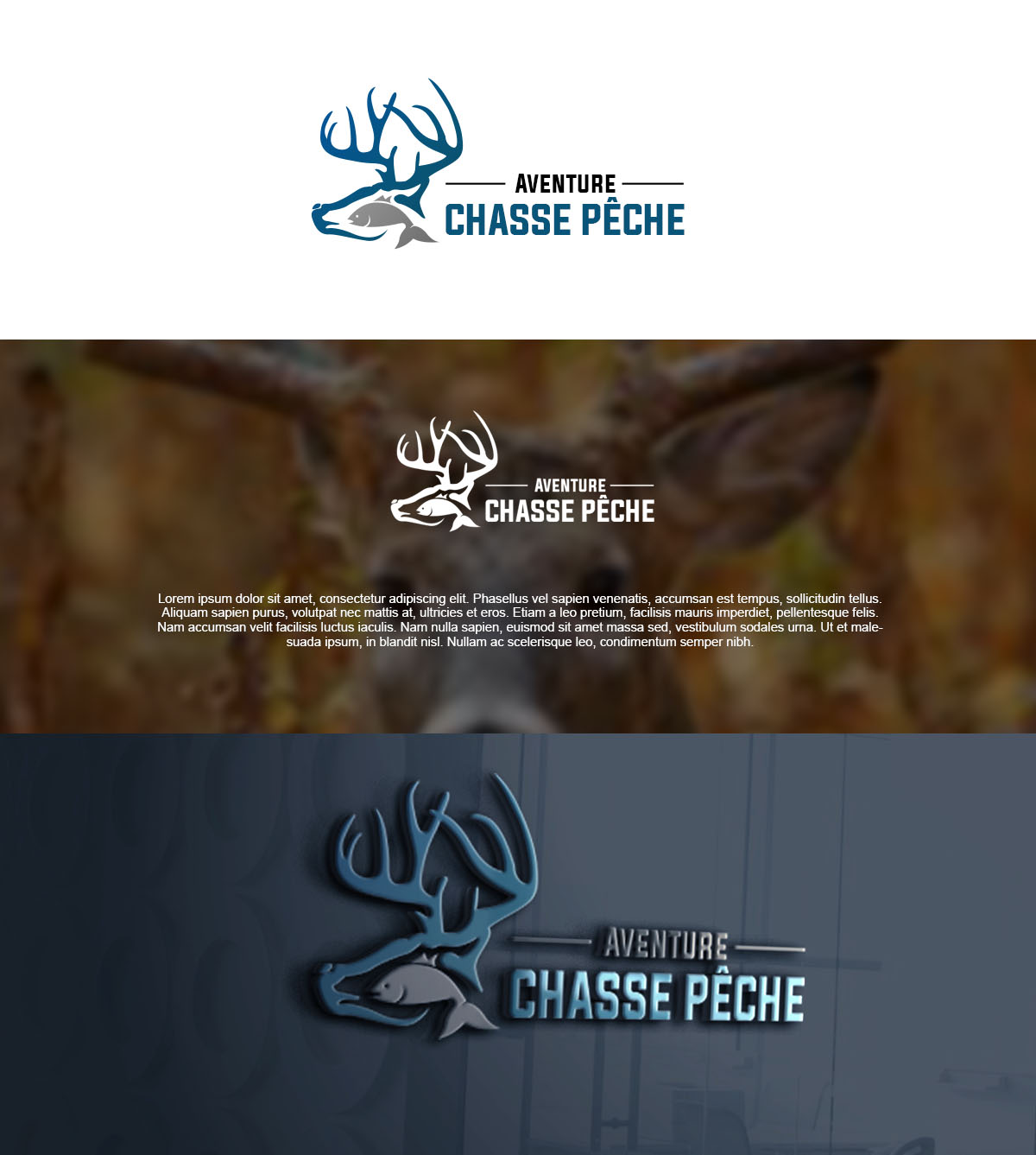 Logo Design by pixelgrapix for Aventure Chasse & Pêche | Design #16899865