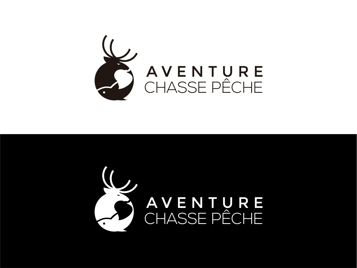 Logo Design by MICHAEL S.B for Aventure Chasse & Pêche | Design #16735257