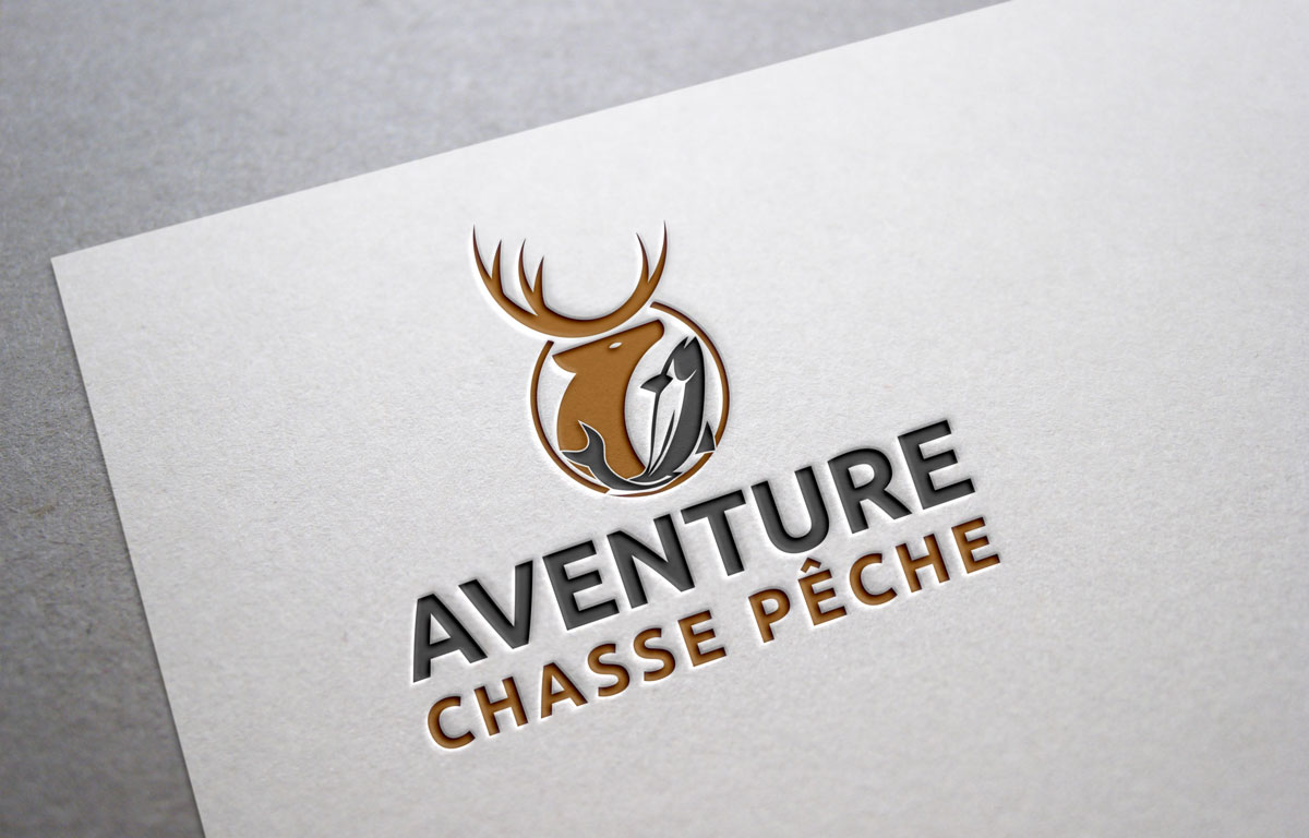 Diseño de Logo por johnnyblackman para Aventure Chasse & Pêche | Diseño #16714025