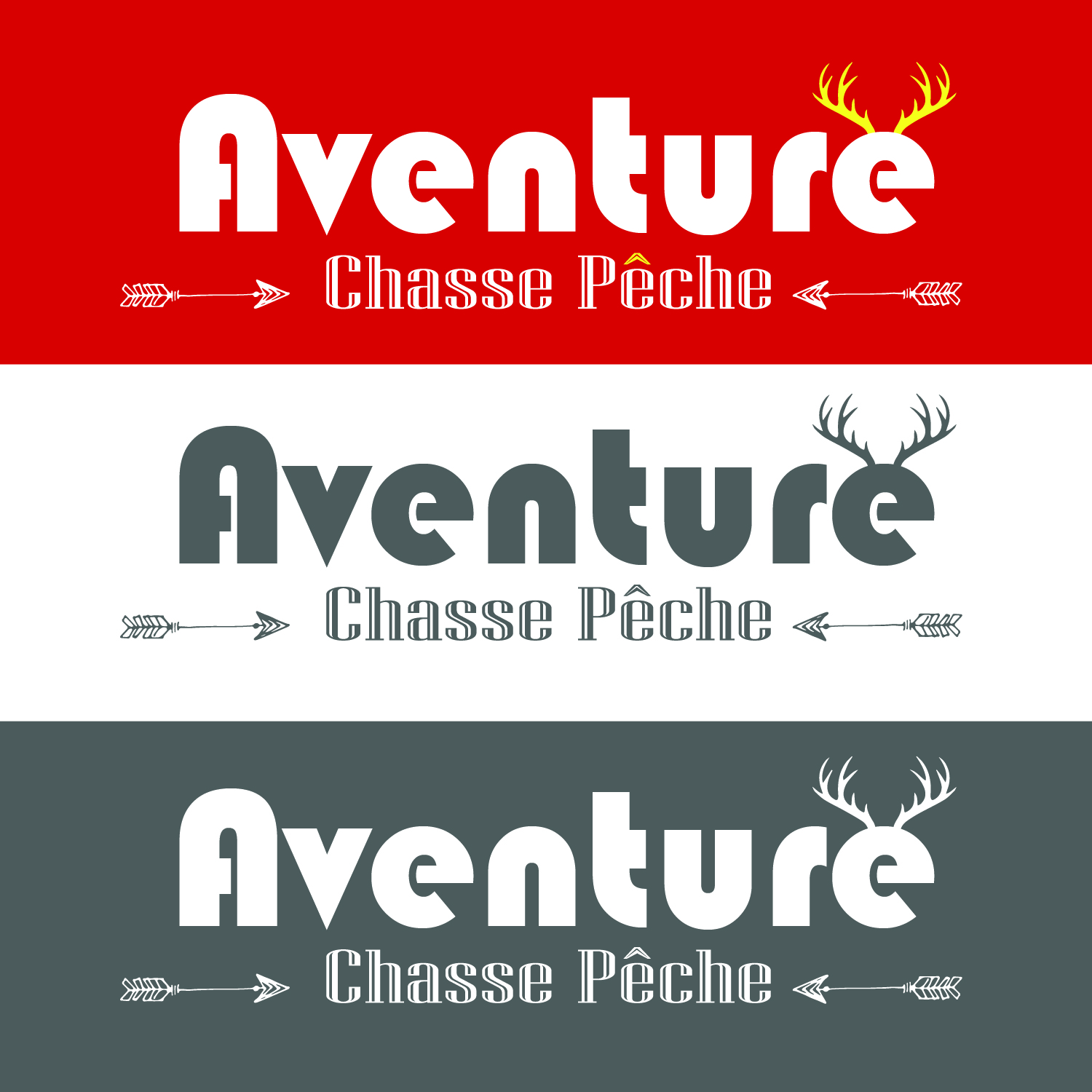 Diseño de Logo por naik para Aventure Chasse & Pêche | Diseño #16682432