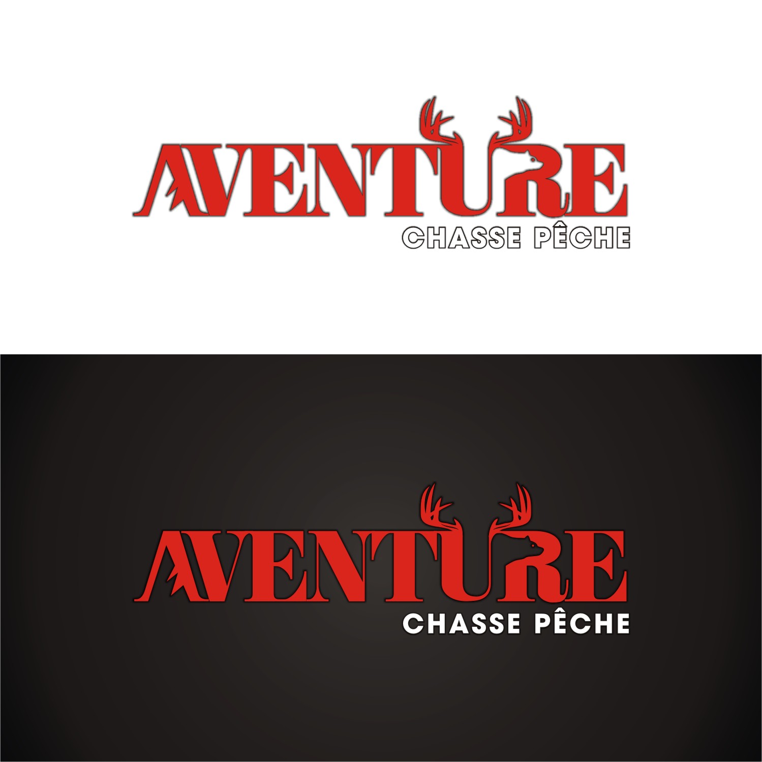 Logo Design by Sushmaa for Aventure Chasse & Pêche | Design #16660444