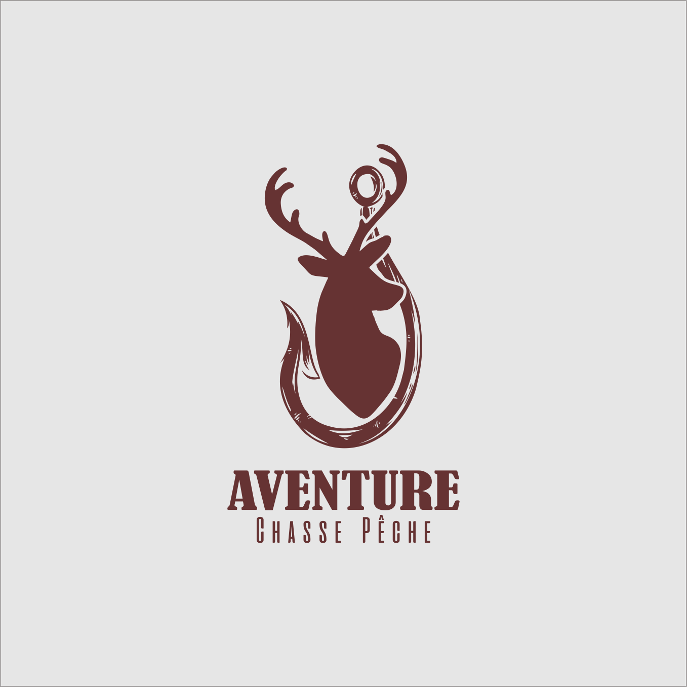 Diseño de Logo por Haris S. Lukito para Aventure Chasse & Pêche | Diseño #16653555