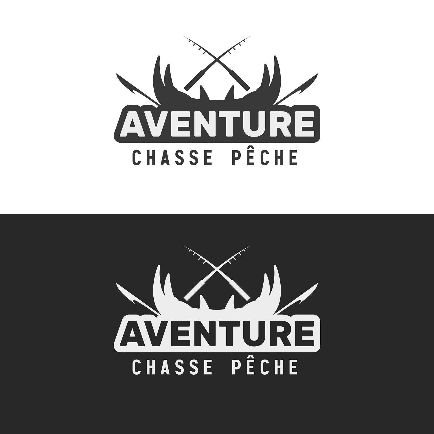 Diseño de Logo por JonasBros para Aventure Chasse & Pêche | Diseño #16986029