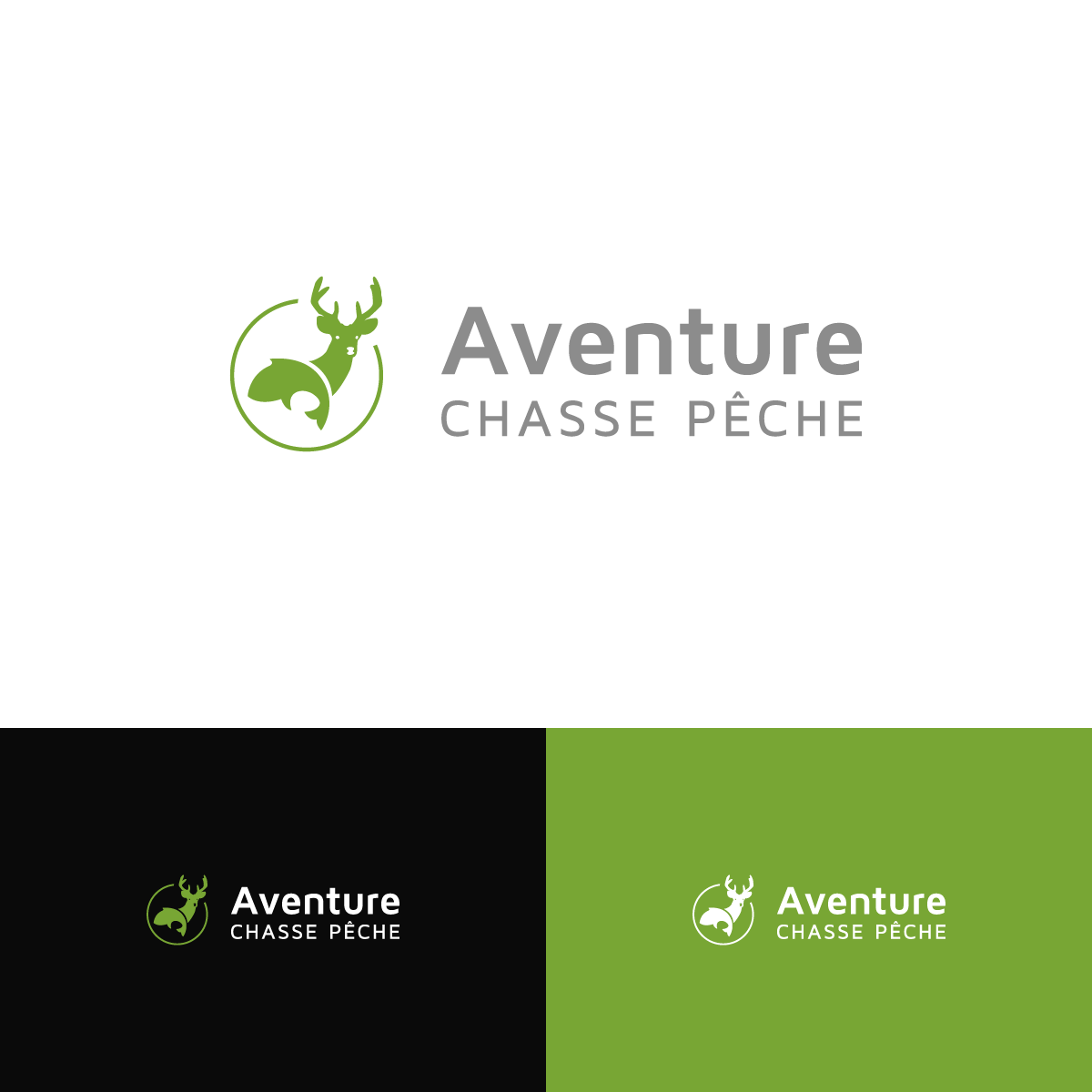 Logo Design by Dreemlan Design for Aventure Chasse & Pêche | Design #16665308