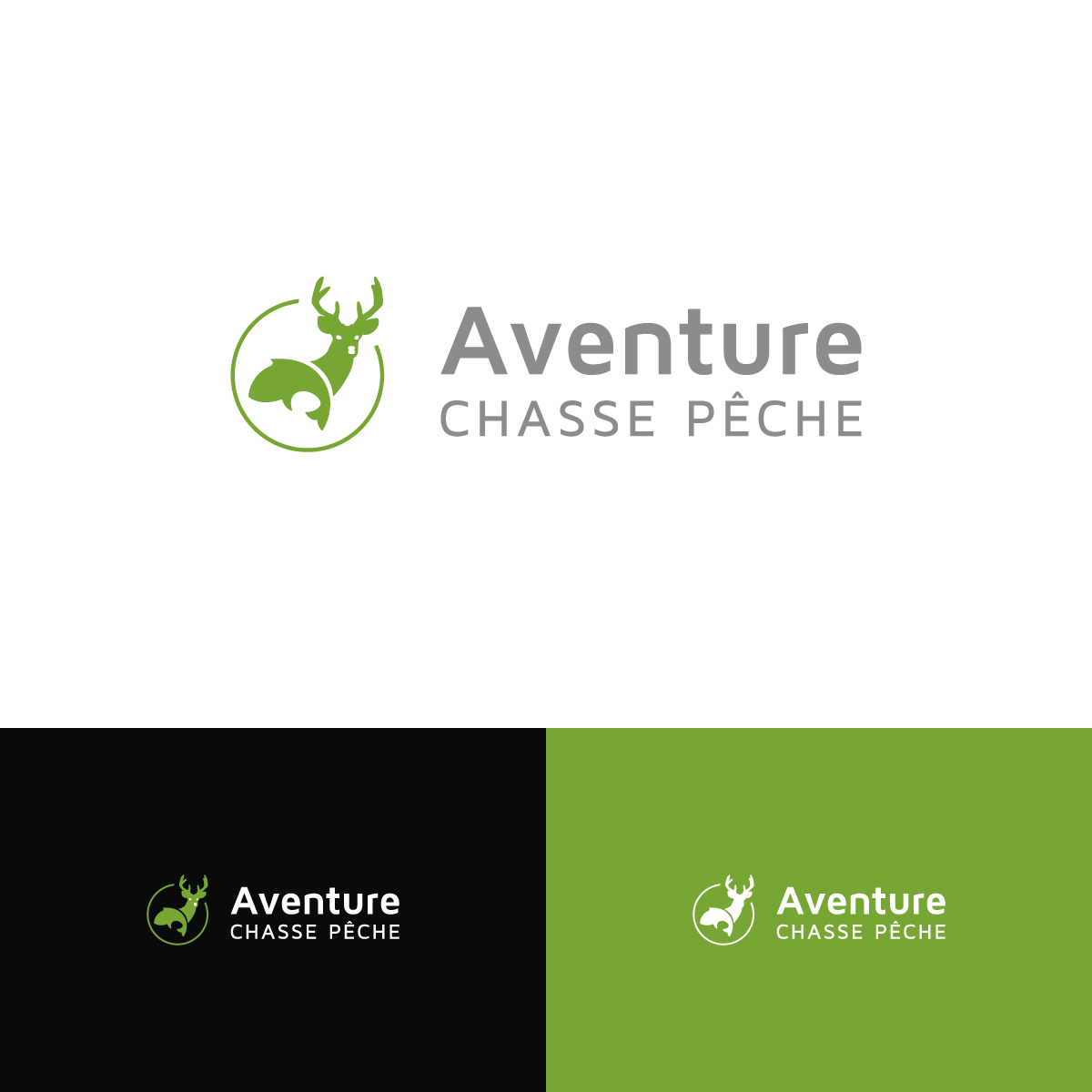 Logo Design by Dreemlan Design for Aventure Chasse & Pêche | Design #16803209