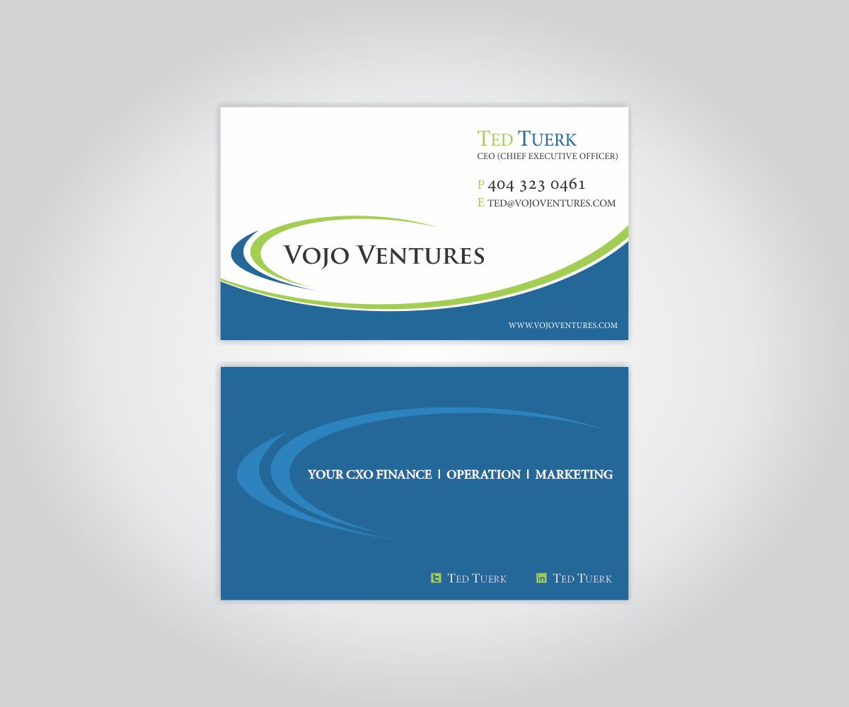 Design de Carte de Visite par Cut and Glue pour Vojo Ventures | Design : #16721494