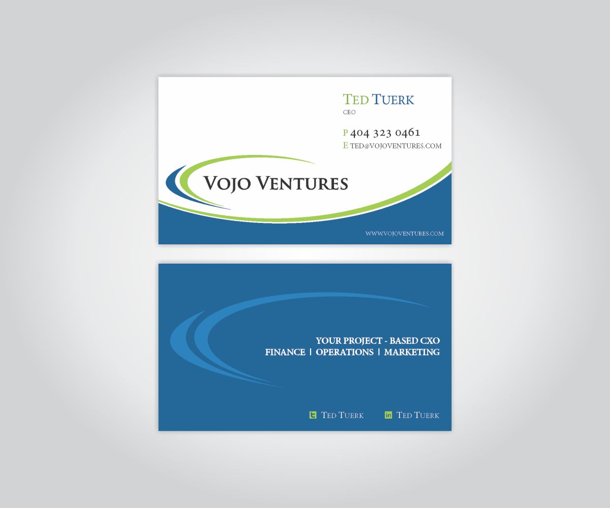 Diseño de Tarjeta de Presentación por Cut and Glue para Vojo Ventures | Diseño #16734903