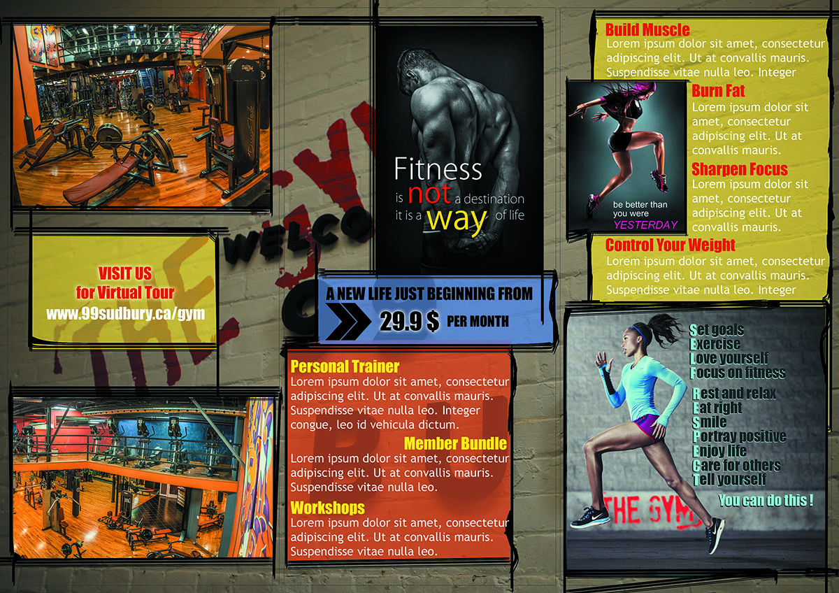 Graphic Design by interaktifweb for The Gym at 99 Sudbury | Design #2714293