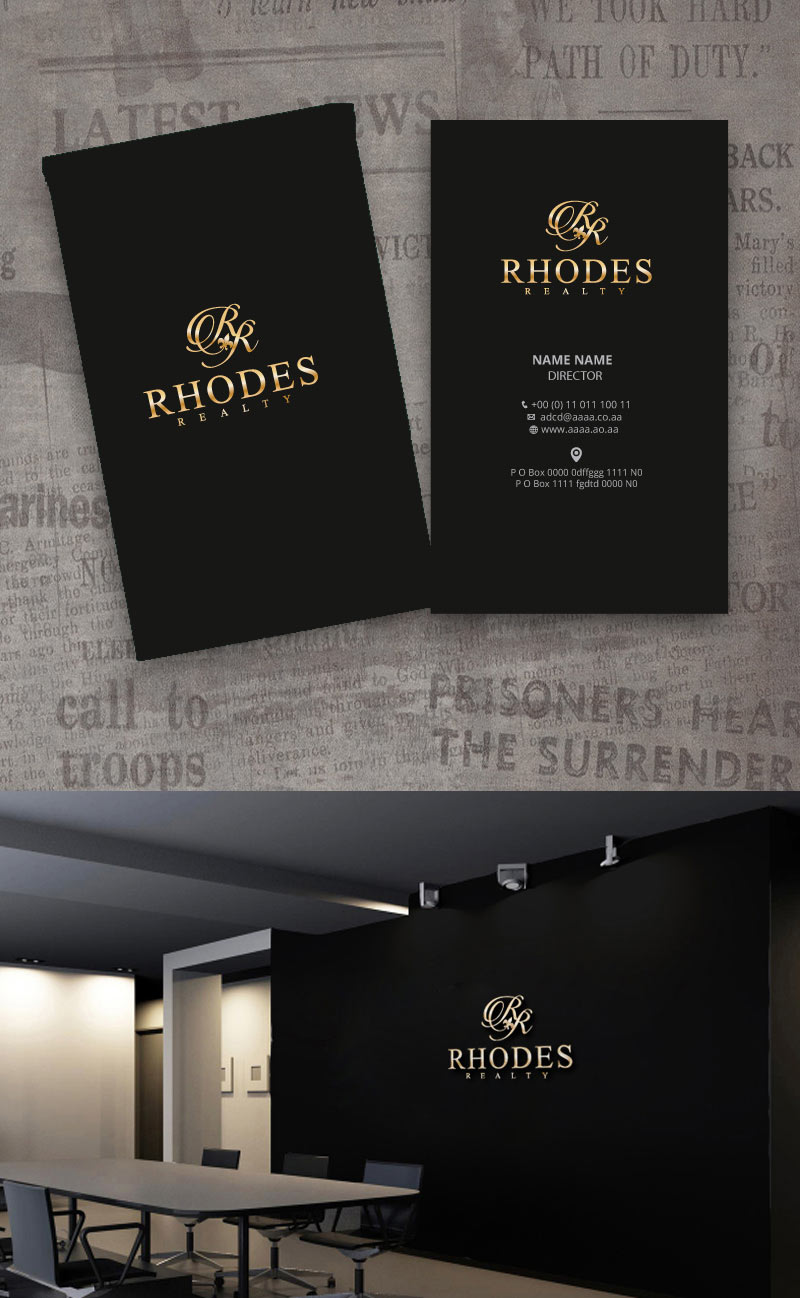 Logo Design by zebronicgraphic for RHODES PROPERTIES | Design #16651367