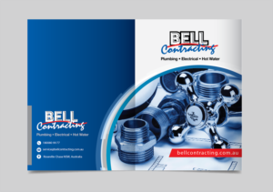 Presentation Folder Cover For Plumbing Company  | Brochure Design by alex989