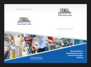 Presentation Folder Cover For Plumbing Company  | Design de Brochure par meet007