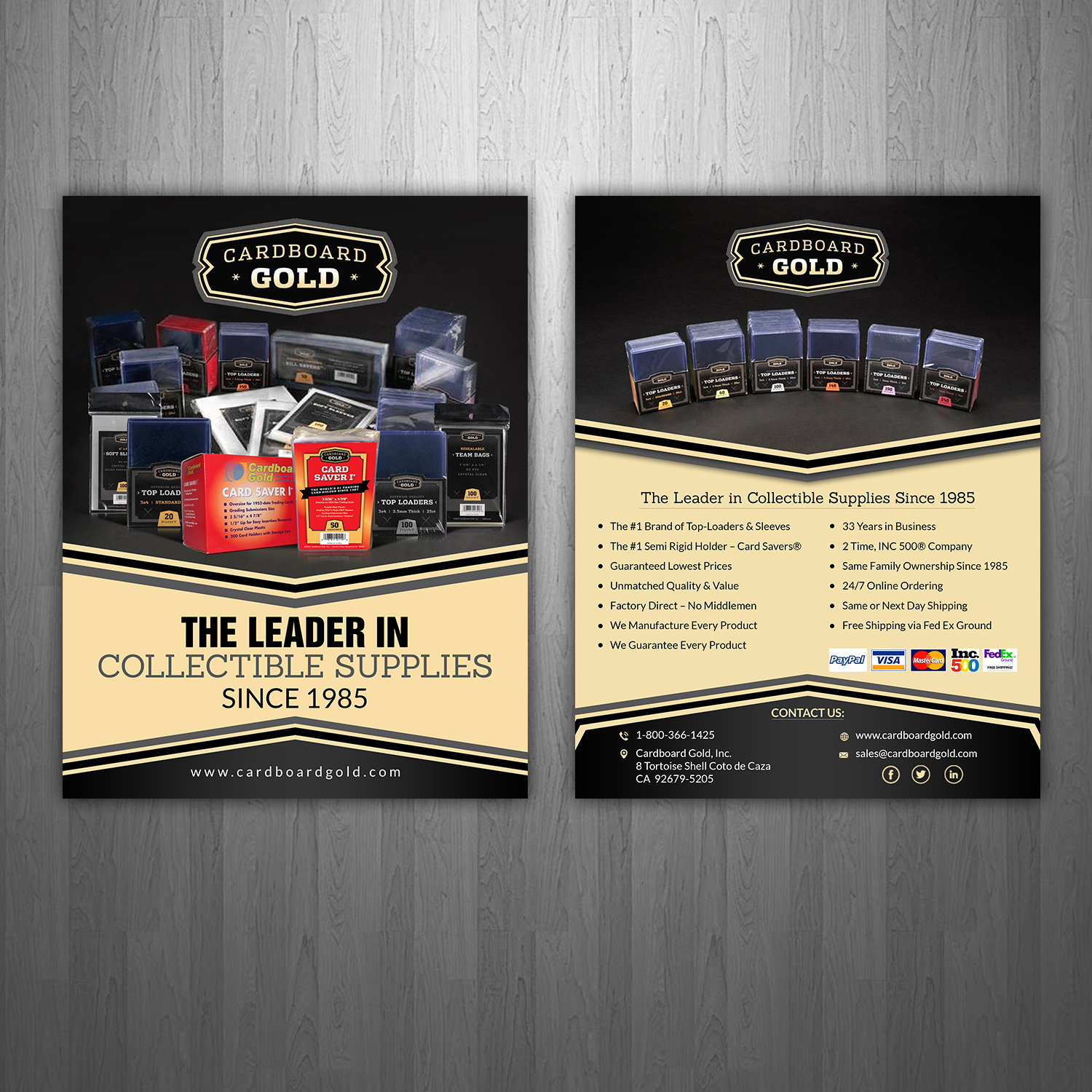 Flyer-Design von hih7 für Cardboard+Gold%2C+Inc. | Design: #16654831