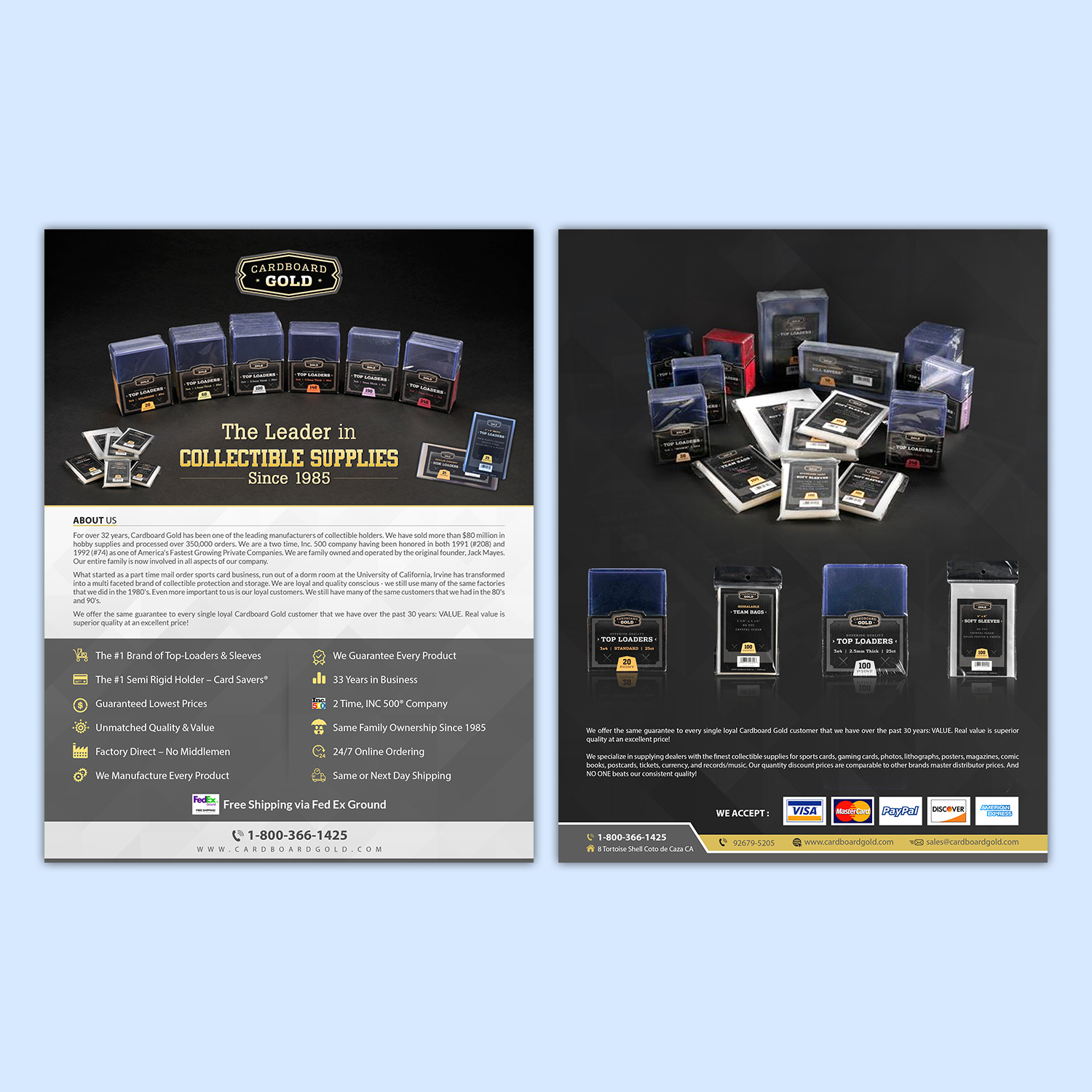 Design de Flyer par debdesign pour Cardboard+Gold%2C+Inc. | Design #16651434