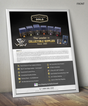 Flyer-Design von debdesign für Cardboard+Gold%2C+Inc. | Design: #16655034