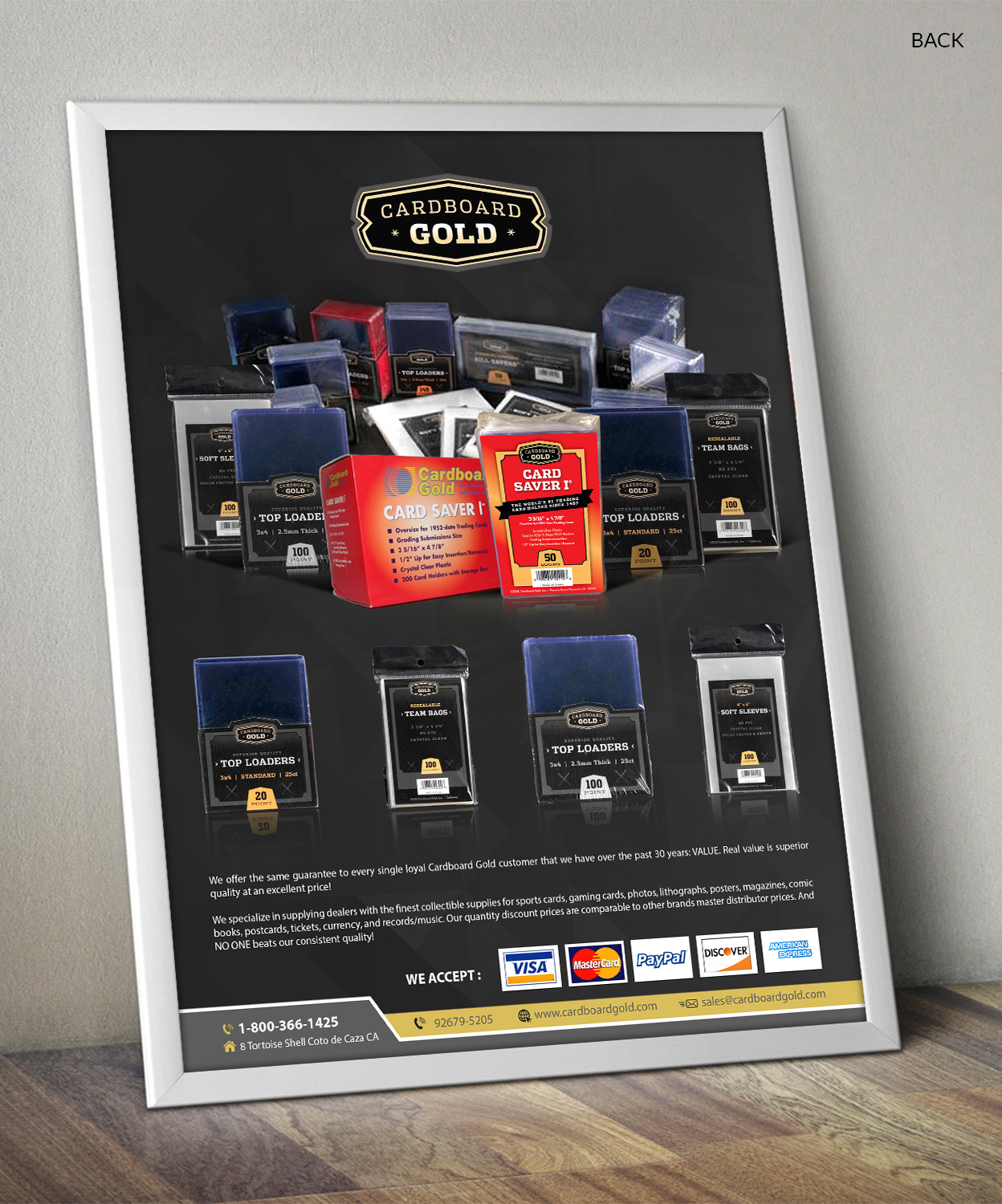 Flyer Design by debdesign for Cardboard+Gold%2C+Inc. | Design #16662187