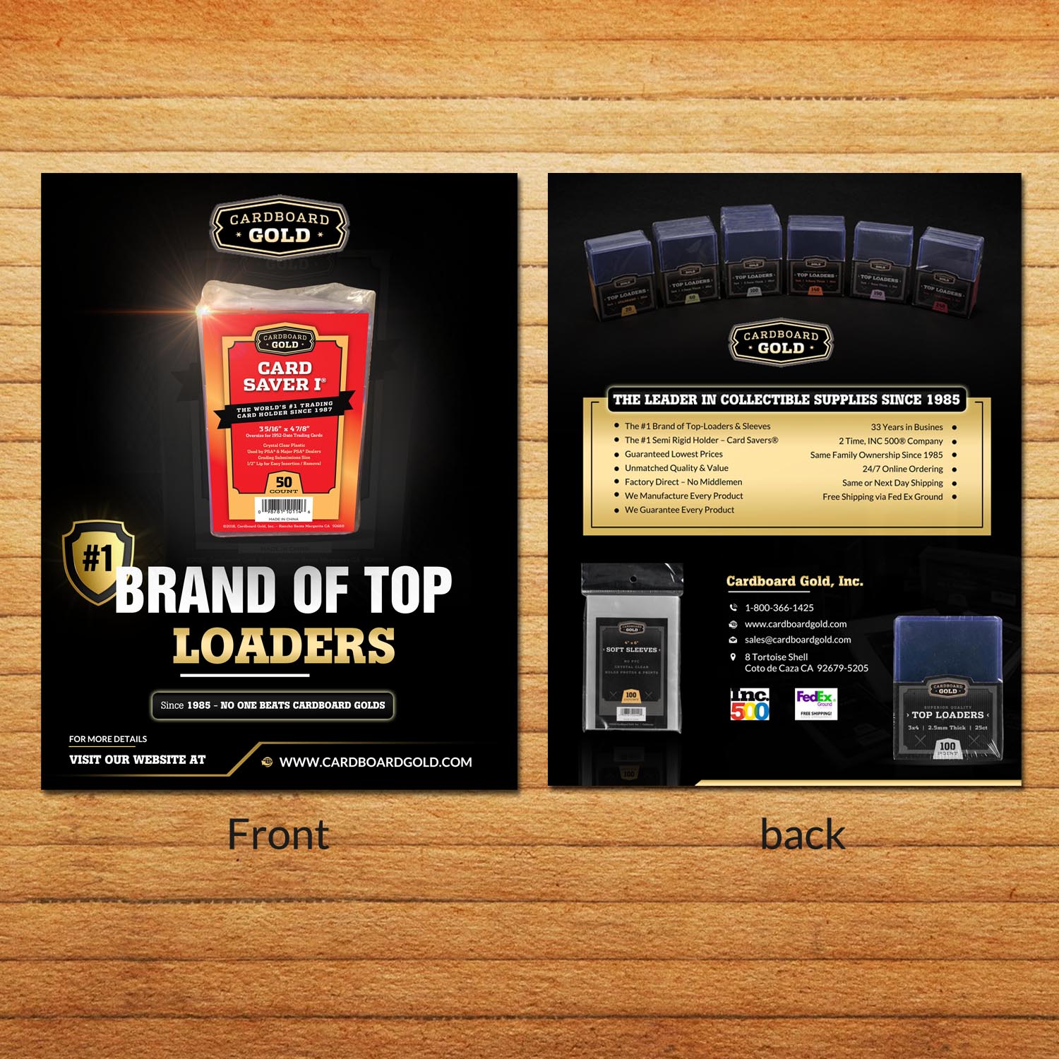 Flyer Design by creative.bugs for Cardboard+Gold%2C+Inc. | Design #16648506