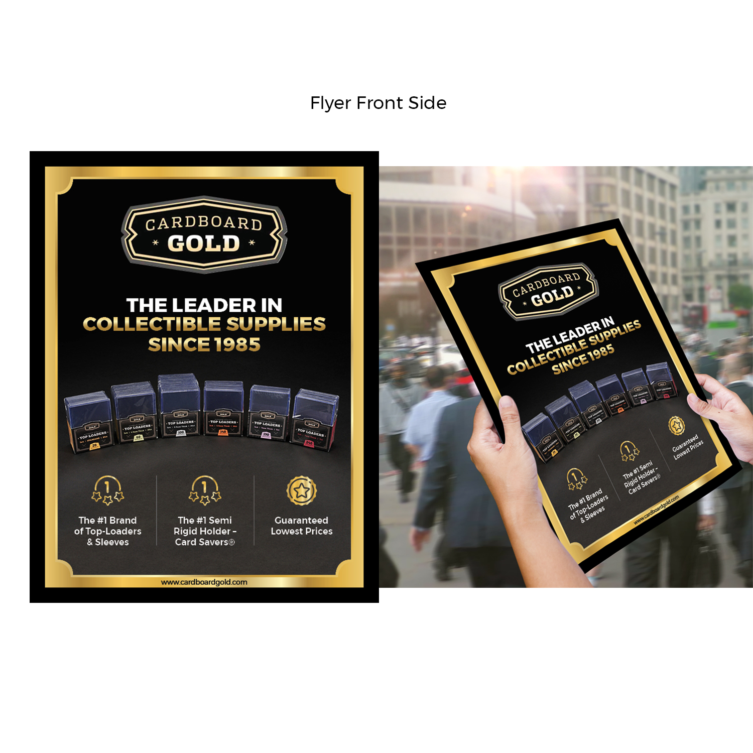 Flyer Design by creative.SB for Cardboard+Gold%2C+Inc. | Design #16647077