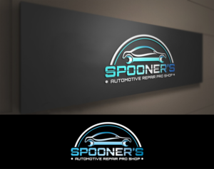 Logo-Design von Black Stallions Impressive Solutions für Spooner’s Pro shop | Design #16683214