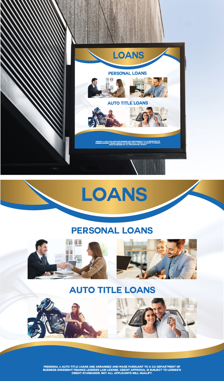 Signage Design by creative.bugs for Payday Money Centers | Design #16690351