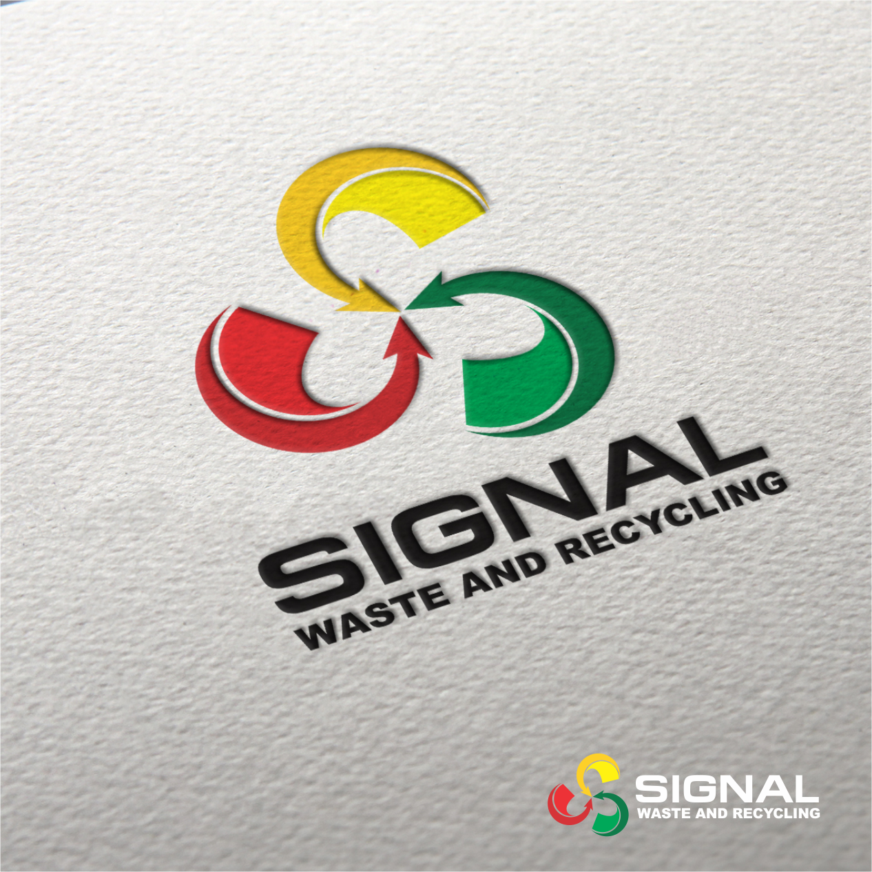 Logo Design by Arham Hidayat for Signal waste and recycling | Design #16732378