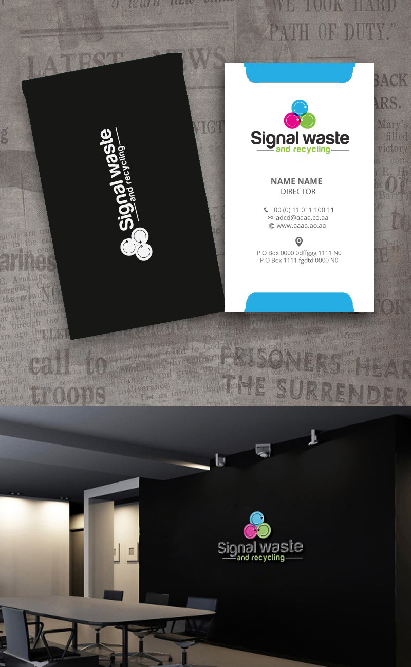 Logo Design by zebronicgraphic for Signal waste and recycling | Design #16651646