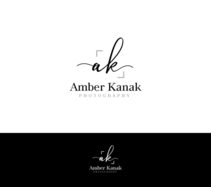 Logo Design by ecorokerz for Amber Kanak Photography | Design #16648211